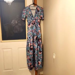 Floral maxi dress